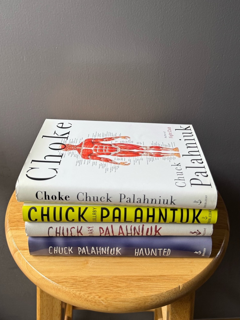 Chuck Palaniuk 4 Hard Cover Book Bundle